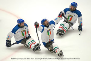 Italia vince torneo internazionale ice sledge hockey Torino 2020