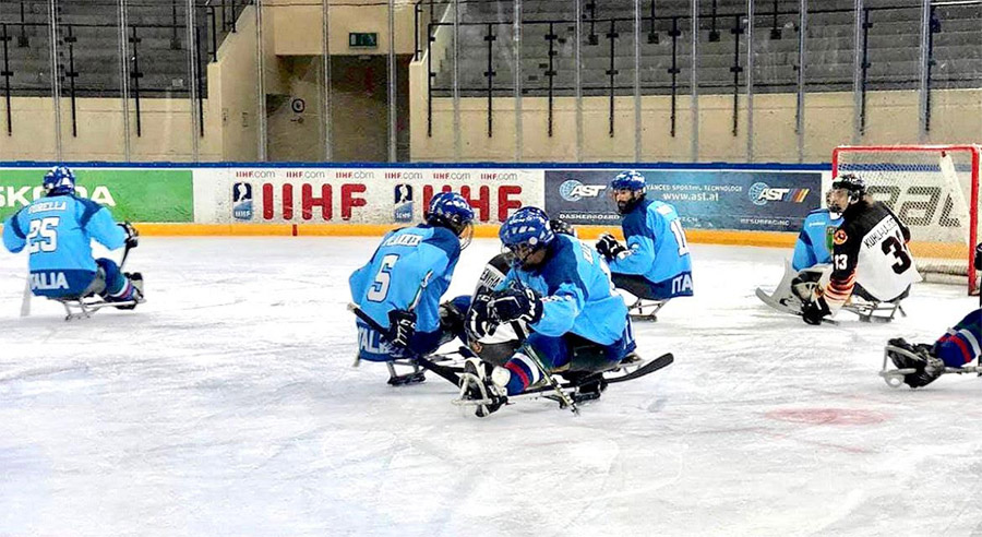 Para Ice Hockey, Italia-Germania a Fussen